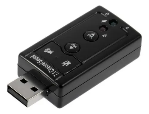 Producto - Placa De Sonido Usb Audio Pc Computadora 7.1 Con Control