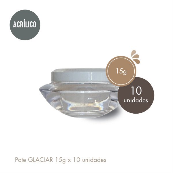 Producto - Pote Acrílico Glaciar 15g