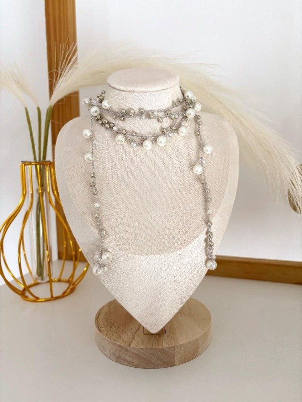 Producto - Collar mil vueltas perlas