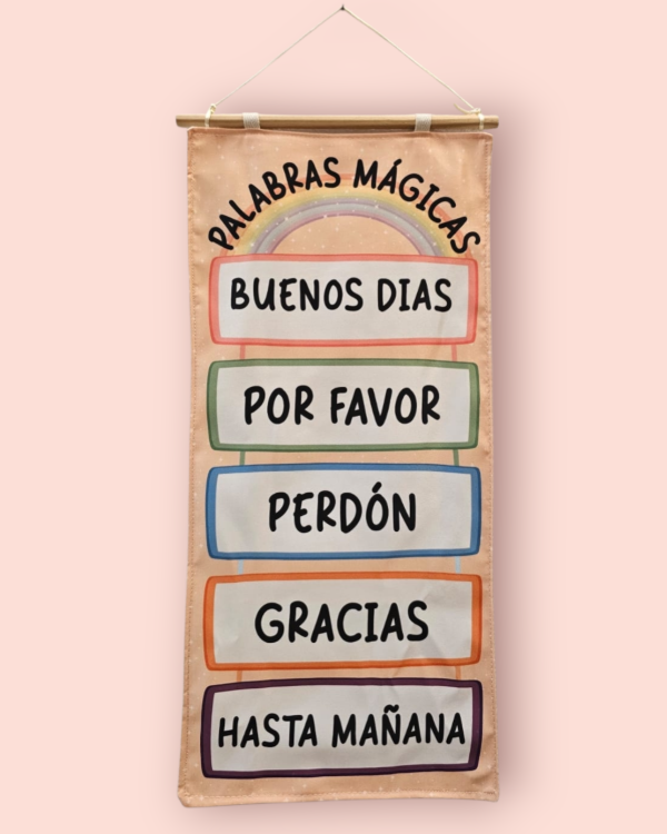 Producto - Lámina palabras mágicas