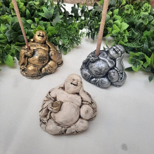 Producto - Porta Sahumerio Buda Abundancia