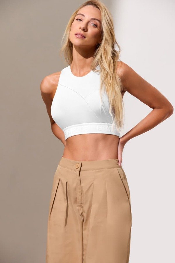 Producto - Art. B6 Top Deportivo de Microfibra  BLANCO