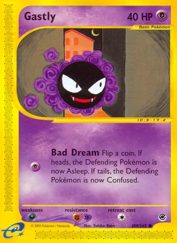 Producto - Gastly 109/165 Expedition Base Set
