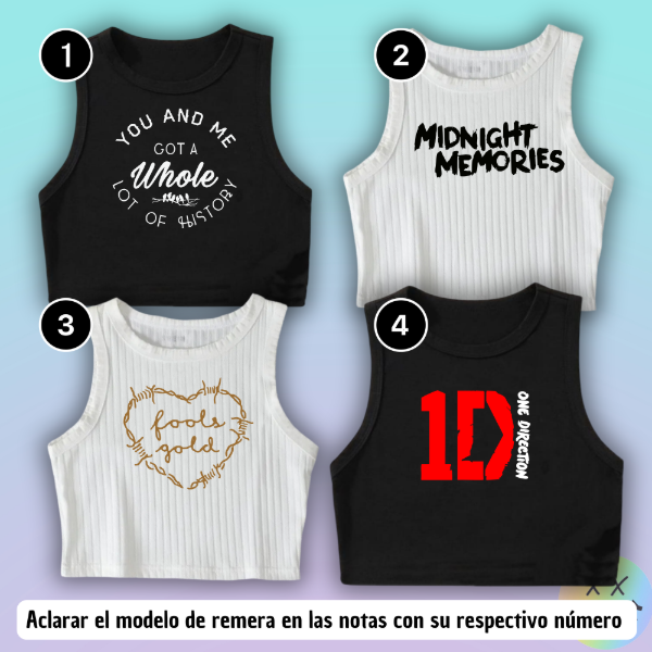 Producto - Musculosas 1D #1