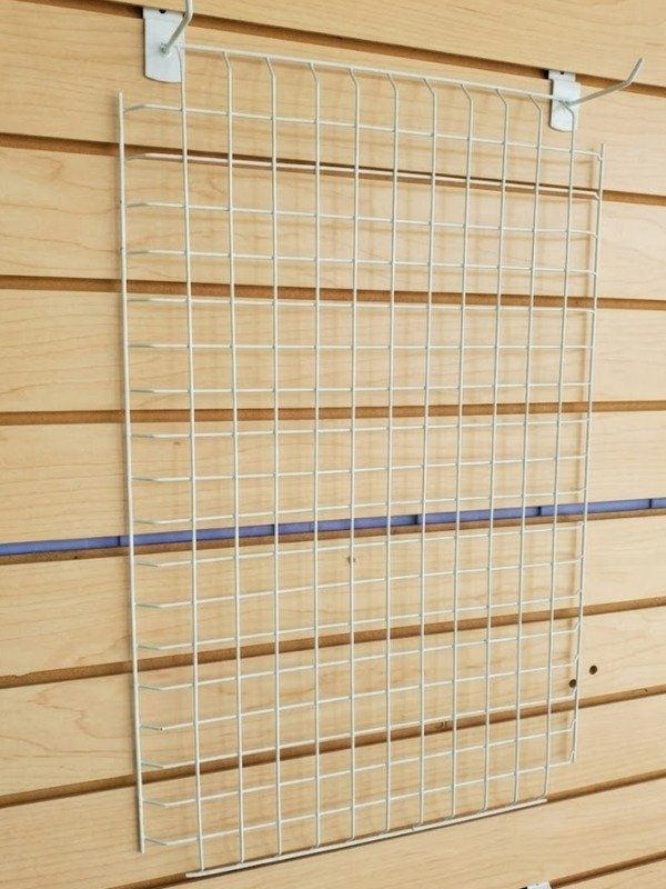 Producto - Organizador Exhibidor Blister Grilla Alambre Blanca 44x68 Cm mediana