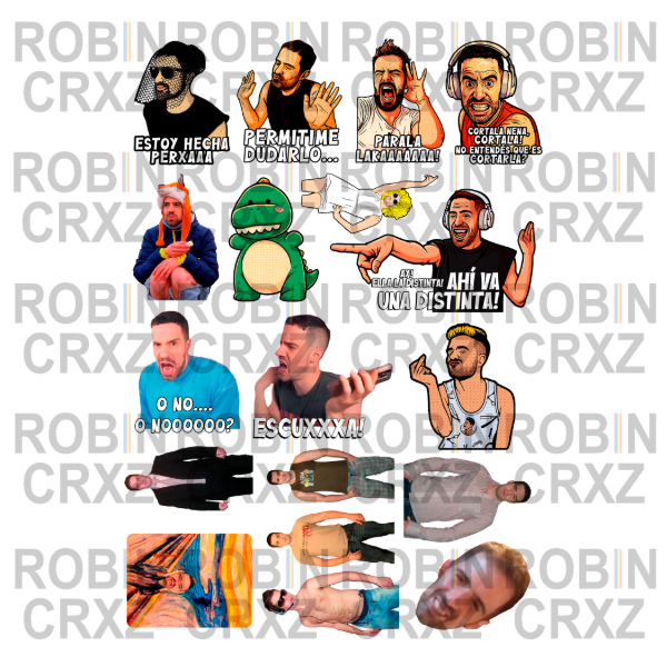 Producto - Martin Cirio Pack 1 de Stickers