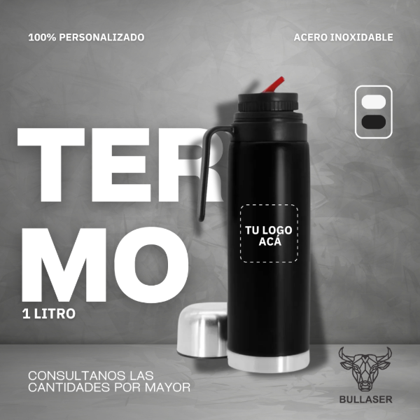 Producto - POR MAYOR - Termo media manija grabado Personalizado