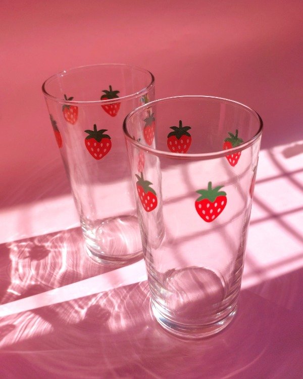 Producto - PAR DE VASOS FRUTILLAS - NANA