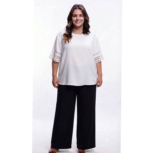 Producto - Outfit Blusa Crepe y Recto de Crepe. Talle 50/54