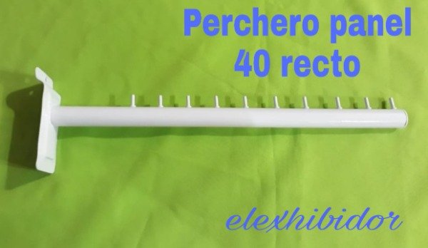 Producto - 25 percheros de panel de 40 cm recto o inclinado