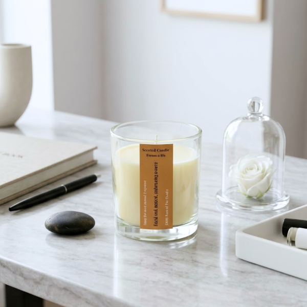 Producto - Vela Aromática en Frasco de Vidrio