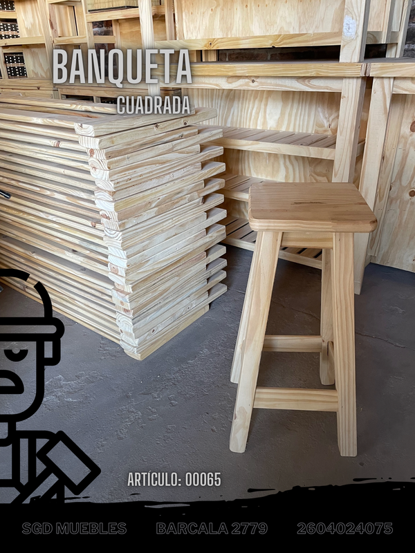 Producto - TABURETE S/RESPALDO