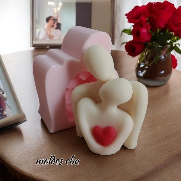Producto - Molde pareja abrazada con corazón - 0