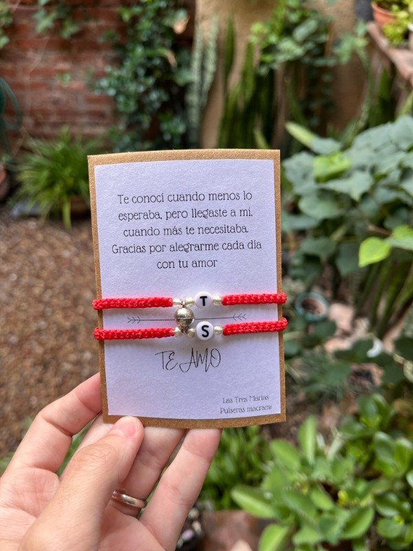 Producto - Pulseras Imantadas con Inicial