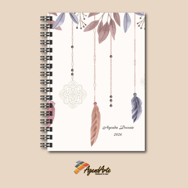 Producto - Agenda Docente 2 Cursos - Tapa dura A5 - Diseño 9