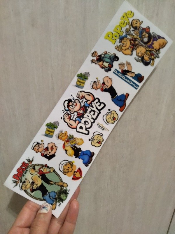 Producto - UV Tiras 8x28cm Popeye