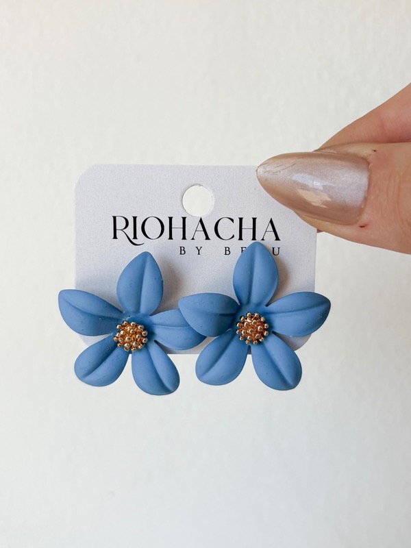 Producto - Aros Jazmin (celeste)