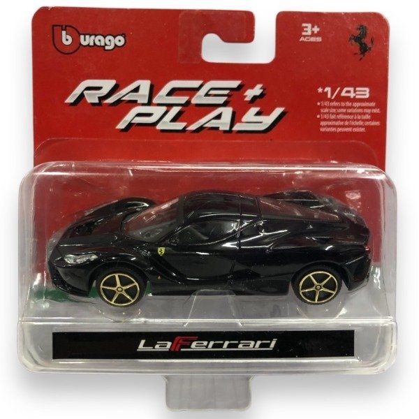 Producto - Burago 1:43 Ferrari Race + Play LaFerrari Black