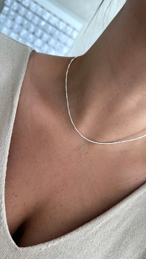 Producto - Choker canut torzados y bolit 40 a 43cm P925