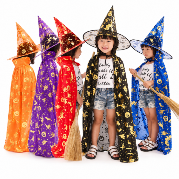 Producto - Set de bruja capa y sombrero