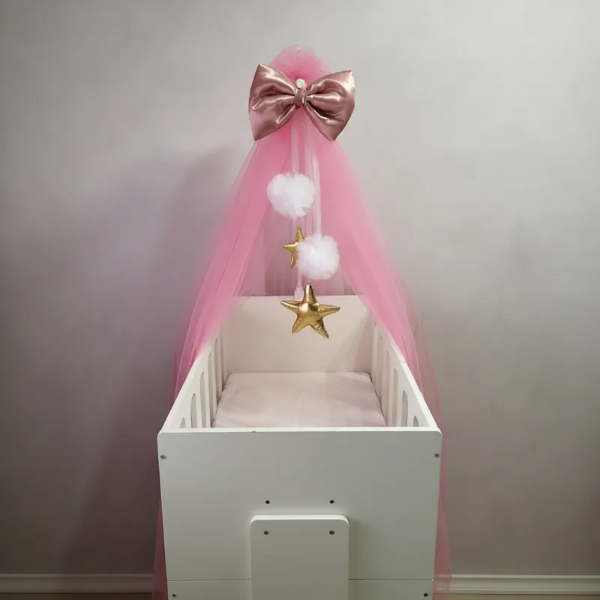 Producto - Dosel de Tul Para Colecho y Moisés - Estrellas de Ensueño - 2