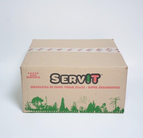 Producto - CAJA SERVILLETA 33 X20PACKS X50U BEIGE ECO
