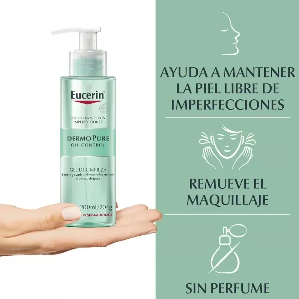 Producto - Gel Limpiador Diario Eucerin Dermopure Oil Control x 200 ml - 2