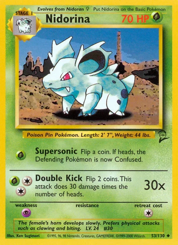 Producto - Nidorina (53/130) [Base Set 2]