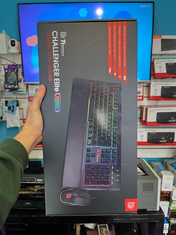Producto - challenger elite, gaming combo, Mouse y Teclado