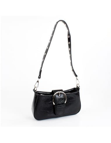 Producto - Minibag Ethel negra con correas - 1