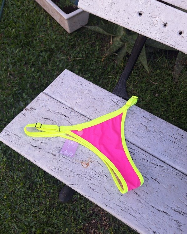 Producto - BOMBACHA Lali rosa y amarillo fluo