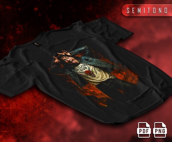 Producto - Pack De 8 Diseños Semitono Para Remeras Stranger Things.