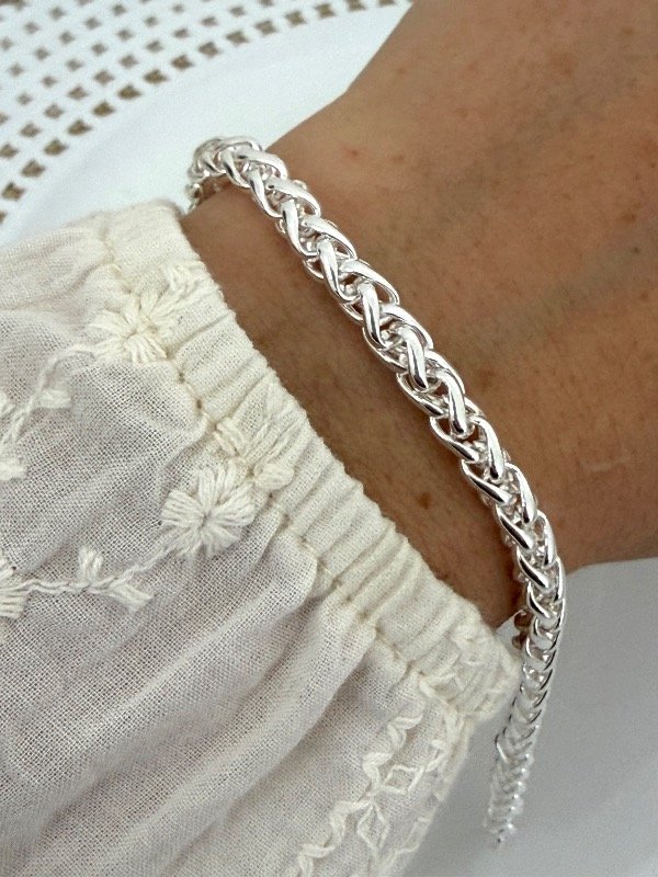 Producto - PB1346 Pulsera espiga gruesa 20 cm