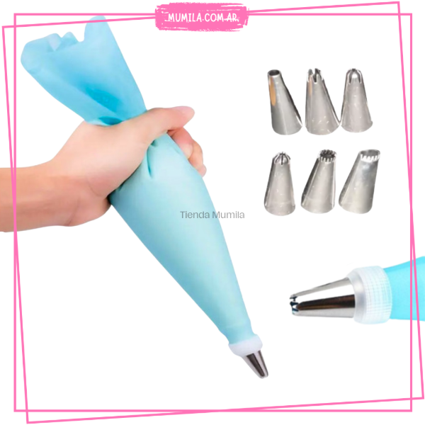 Producto - Manga silicona con picos y cupla