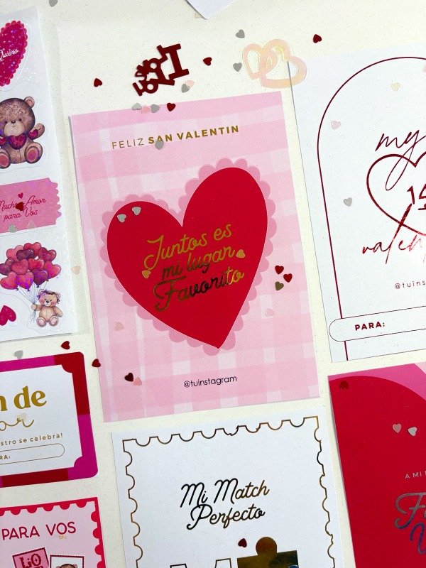 Producto - Tarjeton Holo Color