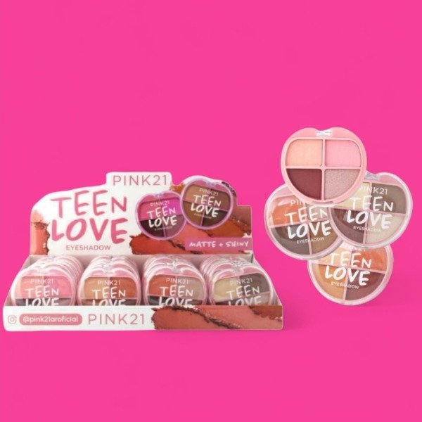 Producto - PALETA DE SOMBRA TEEN LOVE - PINK 21
