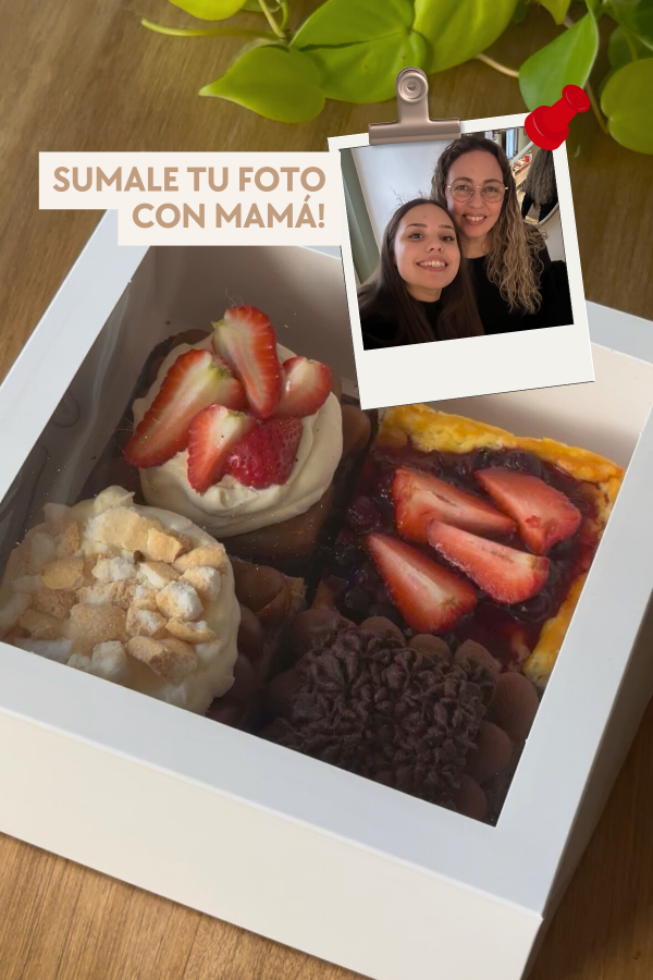 Producto - Box tortitas - Sumale tu foto con mamá