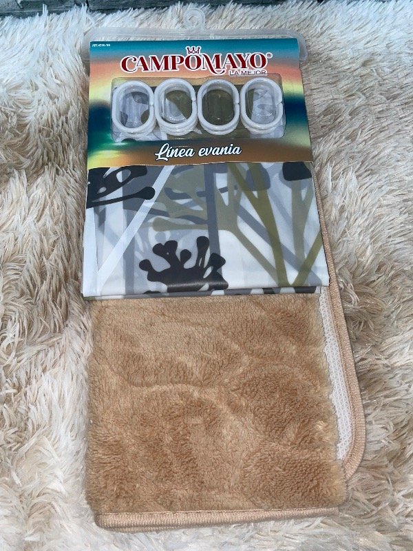 Producto - Set de cortina y alfombra evania - 1