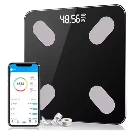 Producto - BALANZA DE BAÑO DIGITAL BLUETOOTH AF24010/bl-91058