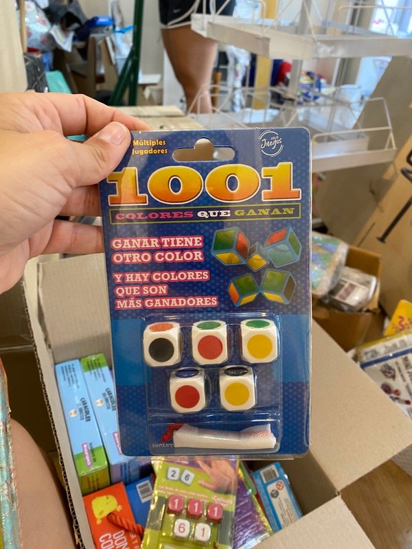 Producto - 1001 los colores- Juegos en Dados