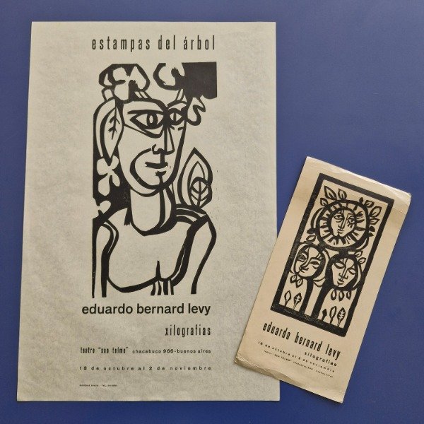 Producto - Levy, Eduardo Bernard - Estampas del árbol (Afiche + invitación) - 1