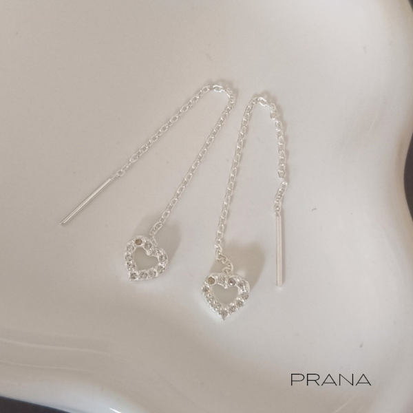 Producto - Aros Aguja Corazón Micropave