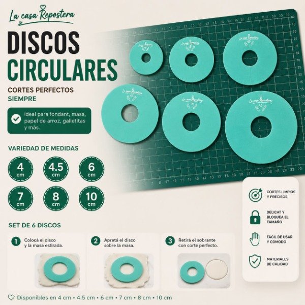 Producto - CIRCULOS PRA CORTANTE CUTTER CIRCULAR X6