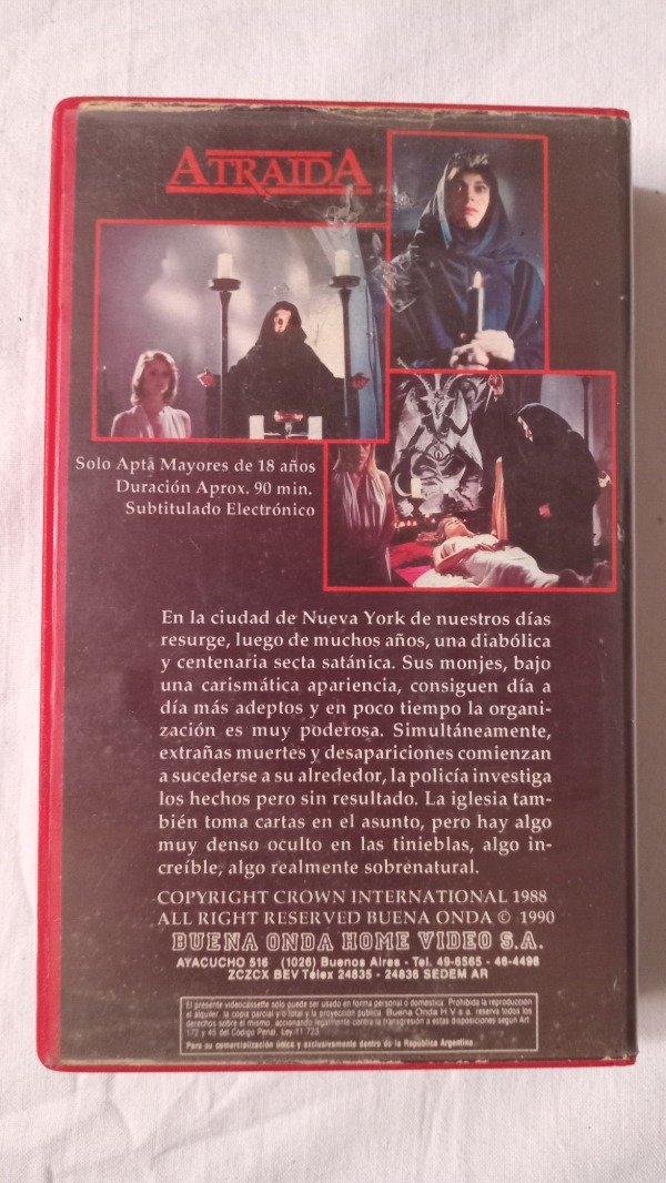 Producto - Trapped. 1989, Buena onda. Vhs. - 1