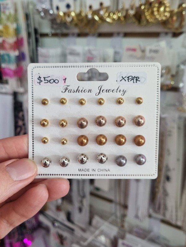 Producto - Aros Fantasía Variados x PAR - 1