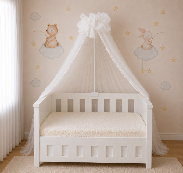 Producto - Dosel de Voile Para Cuna - Corona de Nubes - 1