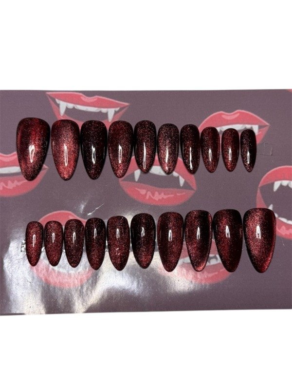 Producto - Uñas press-on Rojo Bloody