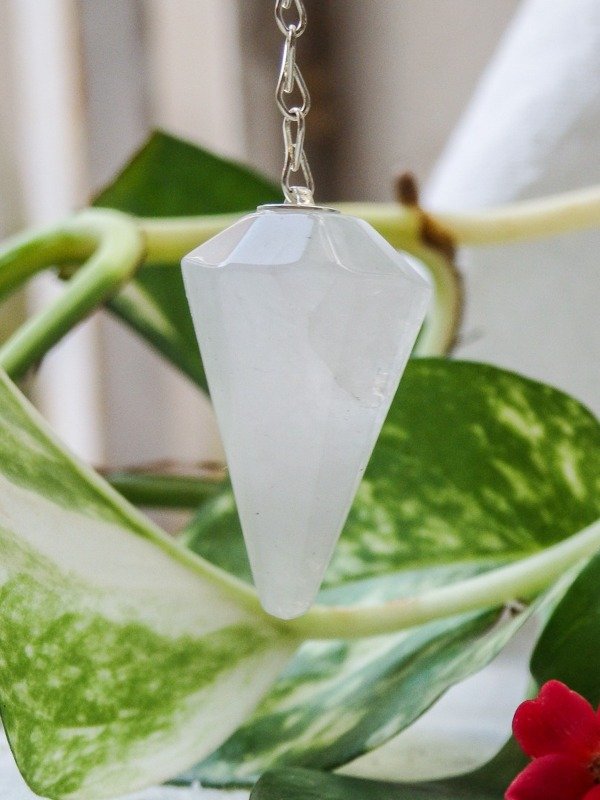 Producto - Péndulo de Cuarzo Blanco