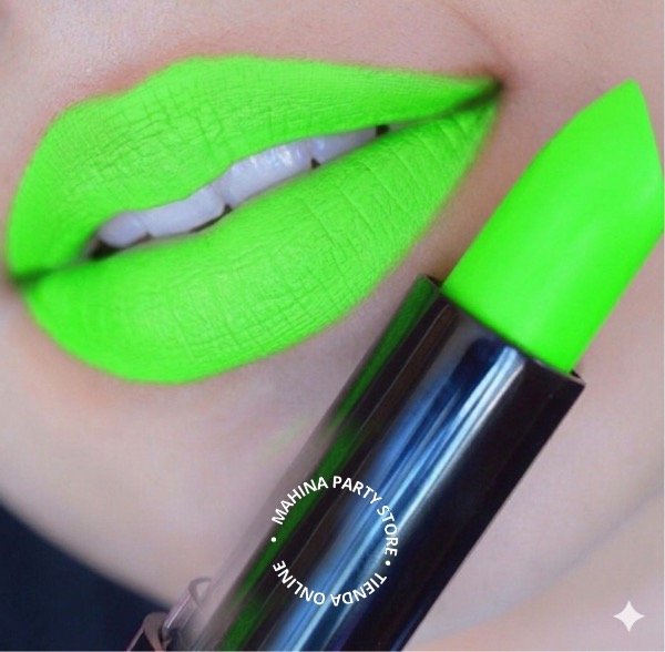 Producto - Labial flúor verde