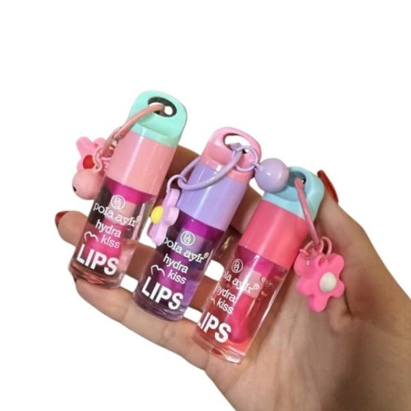 Producto - Lip Gloss Flower Llavero Pola Aylr